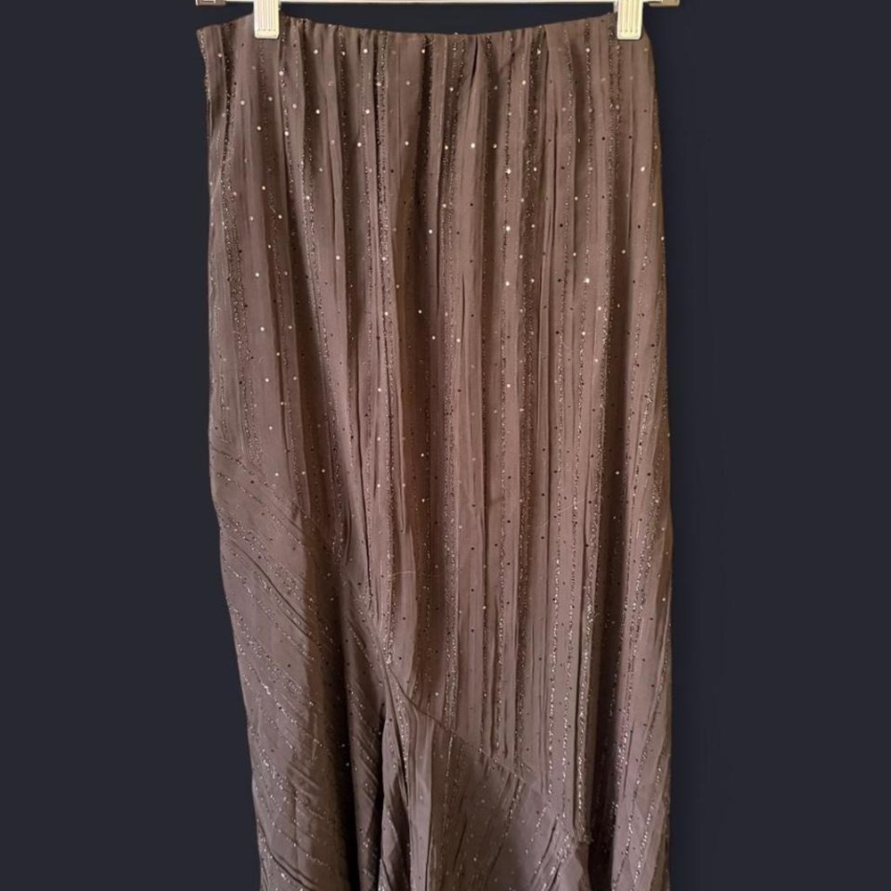 sparkly black whimsigoth maxi skirt